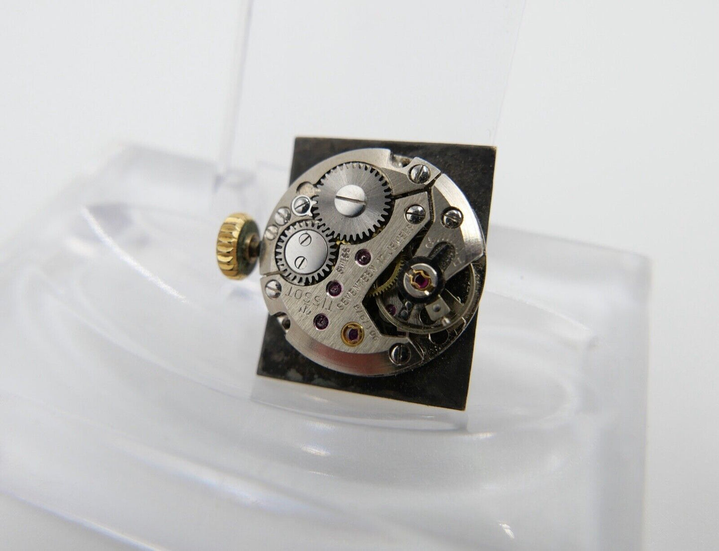 LÄUFT Tissot Stylist 709-1 Uhrwerk Ziffernblatt Zeiger Krone voll funktionsfähig - Antikhandel-Stuttgart