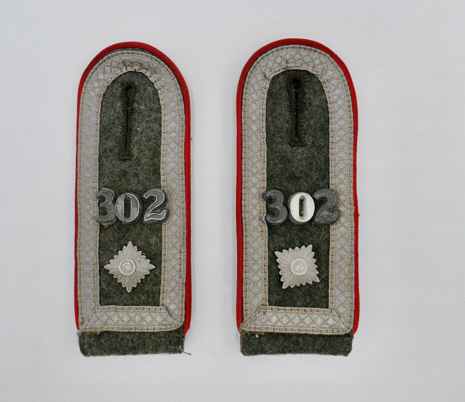 Wehrmacht Heer Schulterklappen 3.Reich Feldwebel WK2 WW2 Artillerie Regiment 302 - Antikhandel-Stuttgart