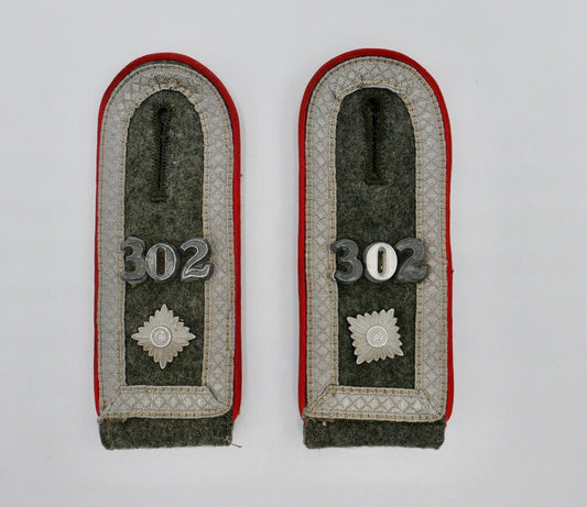 Wehrmacht Heer Schulterklappen 3.Reich Feldwebel WK2 WW2 Artillerie Regiment 302 - Antikhandel-Stuttgart