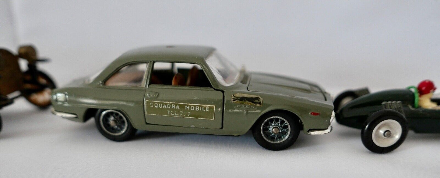 Posten 3 Stück Politoys Ziss-Modell Solido Modellauto BRM Alfa 2600 Adler 1905 - Antikhandel-Stuttgart