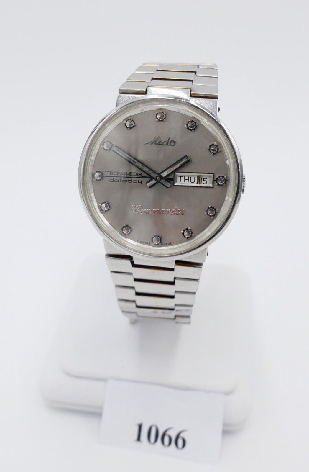 Mido Ocean Star Datoday Commander Ref. 8269 Edelstahl Automatic 1970er Ø 36,8mm - Antikhandel-Stuttgart