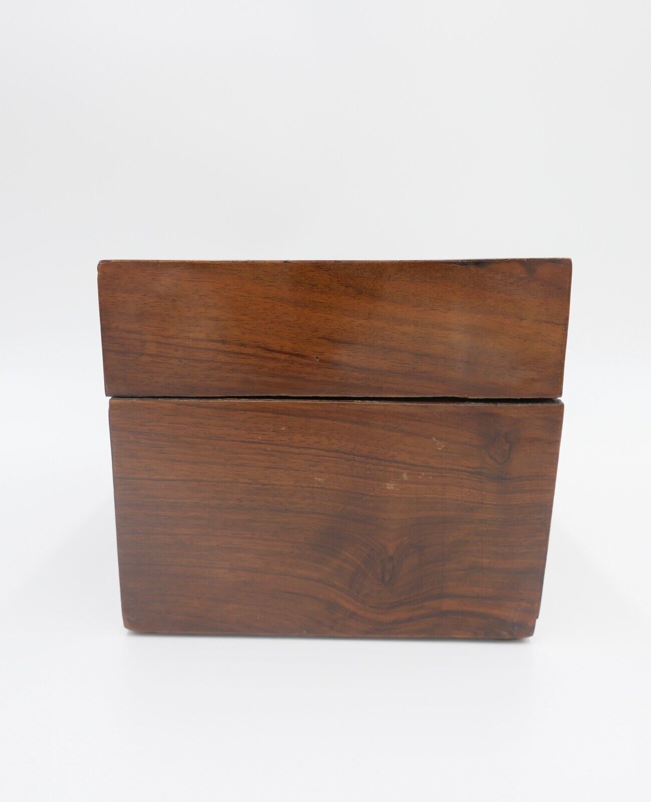 Mitte 19. Jh antike Schatulle Mahagoni 25x16x14 cm Holzkästchen Schmuckschatulle - Antikhandel-Stuttgart