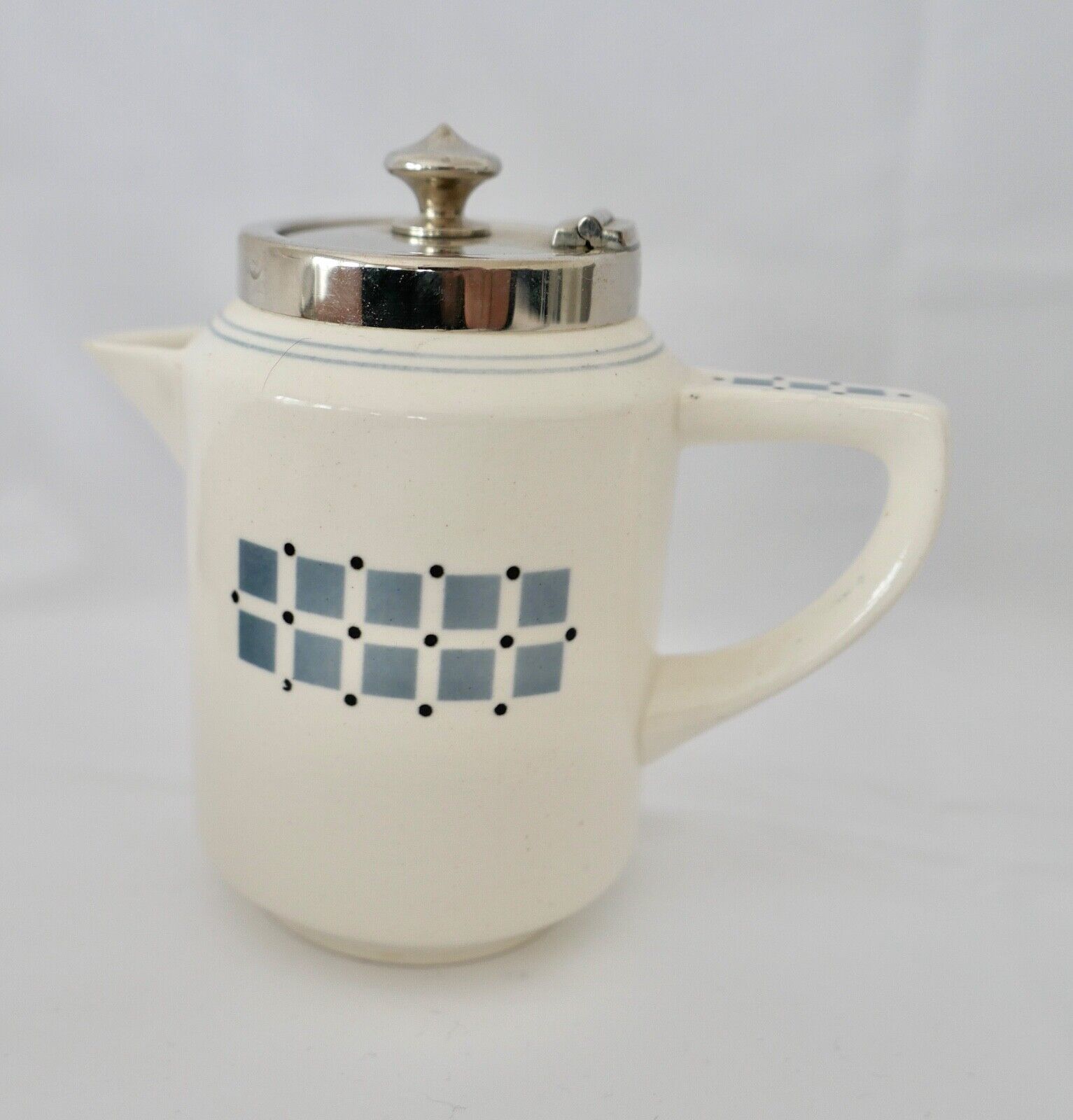 Jugendstil WMF Milchkanne Milchkännchen Dec 1876a J. M. Olbrich Wächtersbach - Antikhandel-Stuttgart