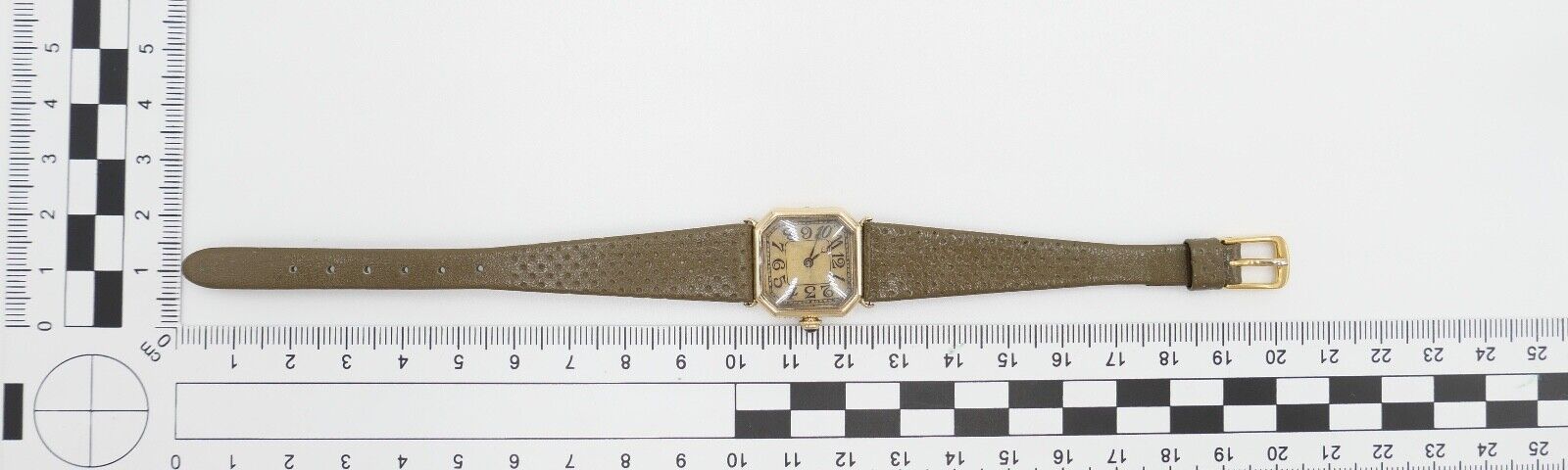 1930er Herren Damen Uhr Henry Blank & Co and Cresarrow USA 585 14K Gold Saphire - Antikhandel-Stuttgart