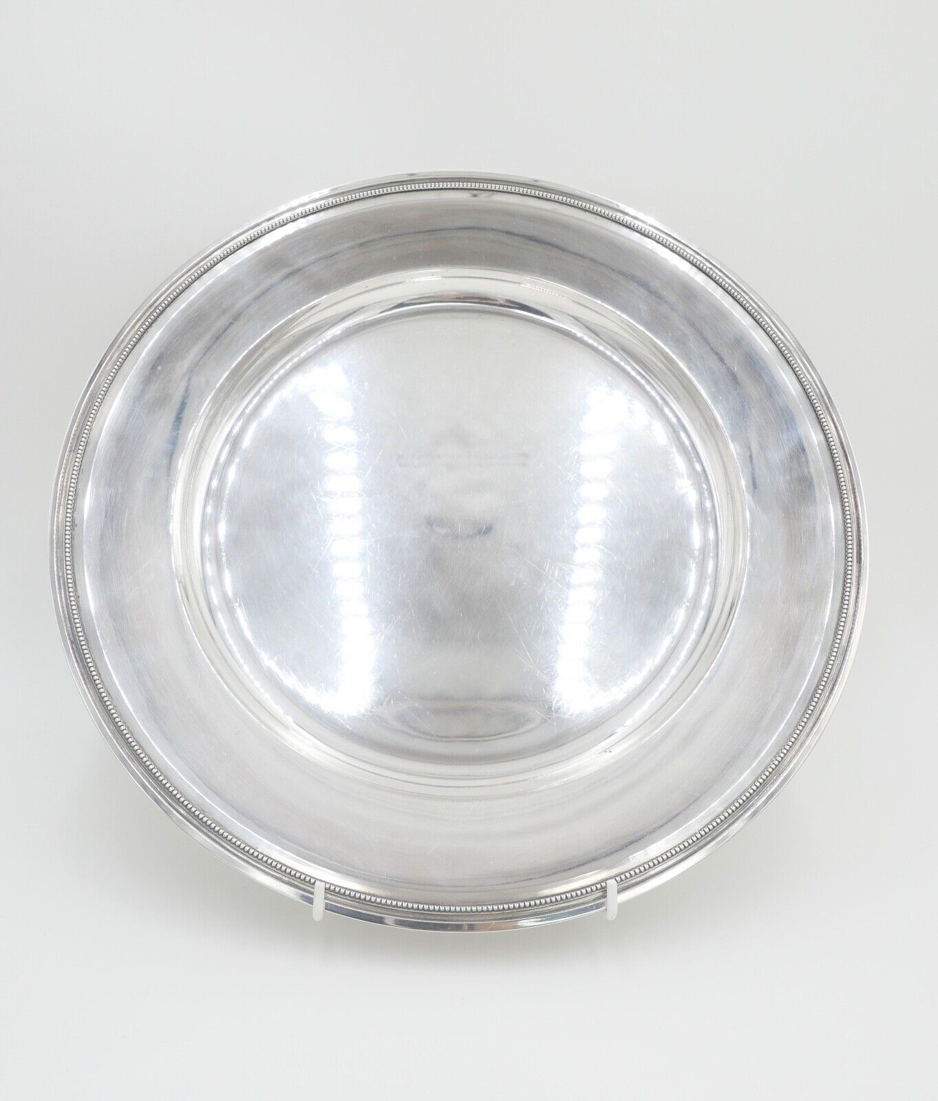 Servierplatte Johannes Siggaard Beschaumeister 826 Silber um 1940 L. Berth 1000g - Antikhandel-Stuttgart