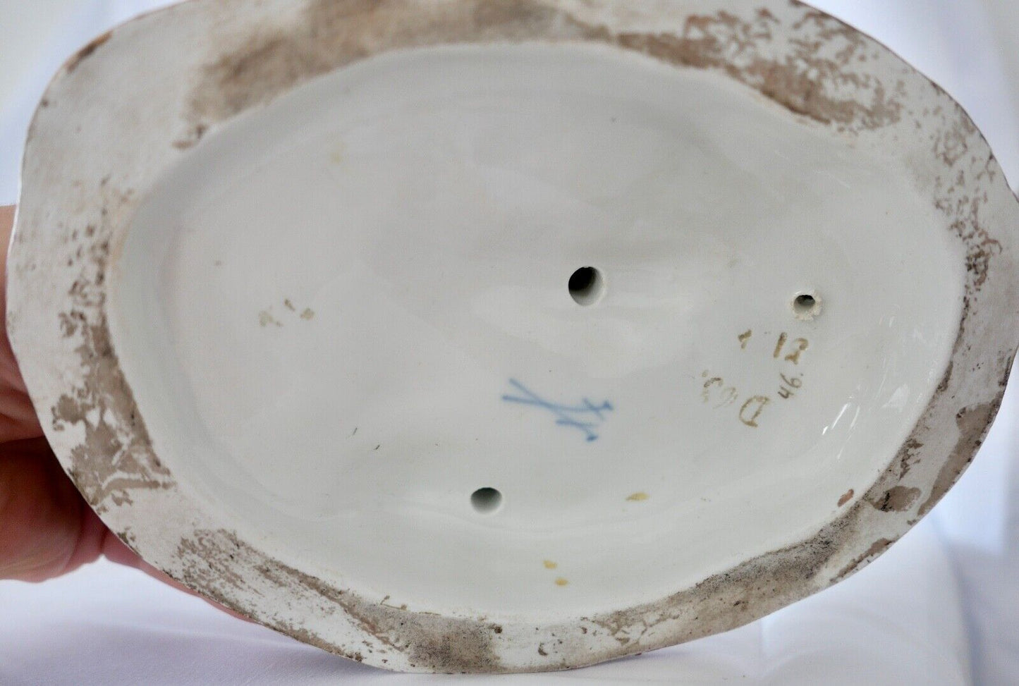 1830 Meissen Figurengruppe 1. Wahl Bacchus & Diana D63 51 46 Zertifikat 24cm - Antikhandel-Stuttgart