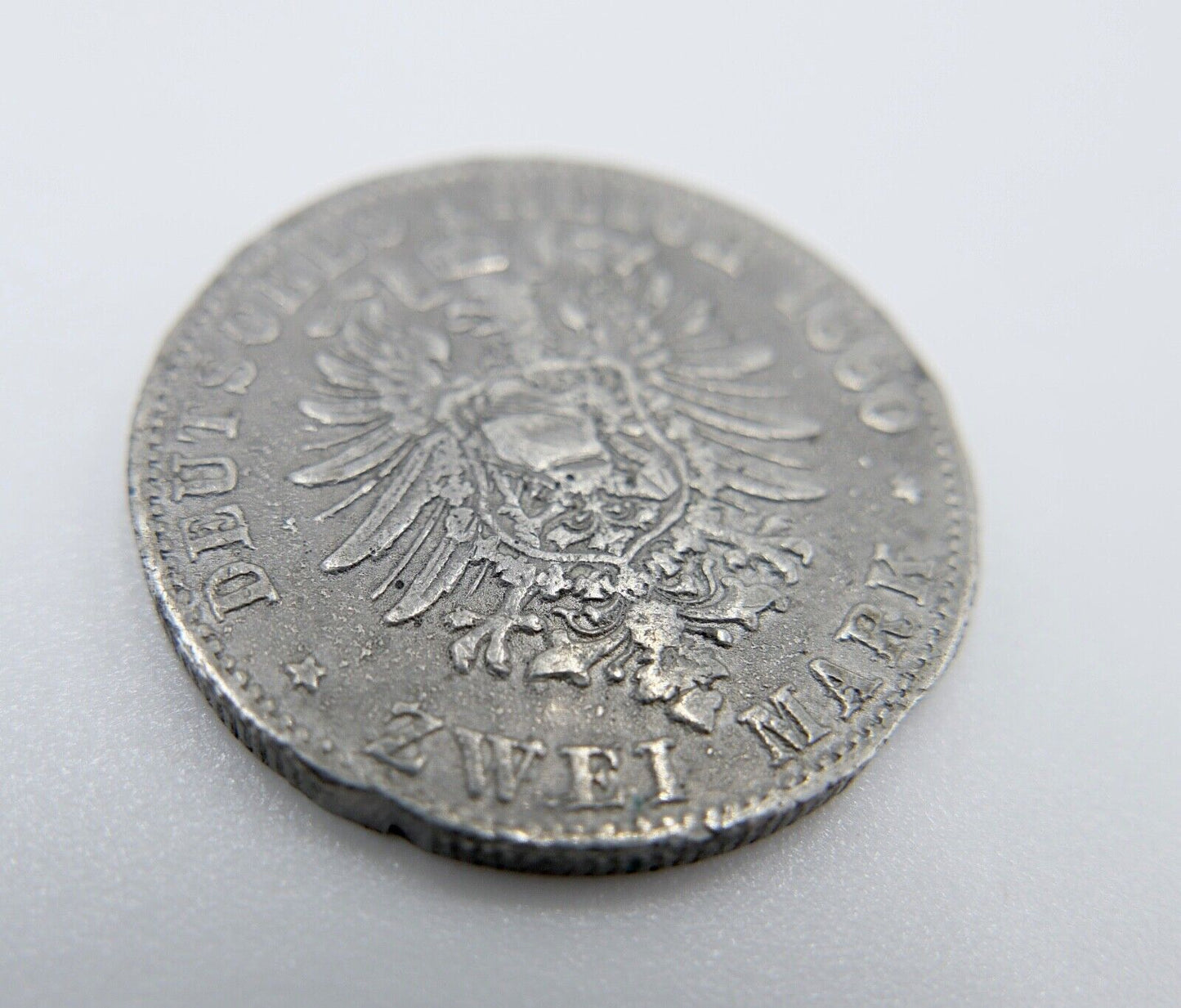 2 Mark Jäger J.61 HAMBURG 1880 J STADTWAPPEN s-ss - Antikhandel-Stuttgart