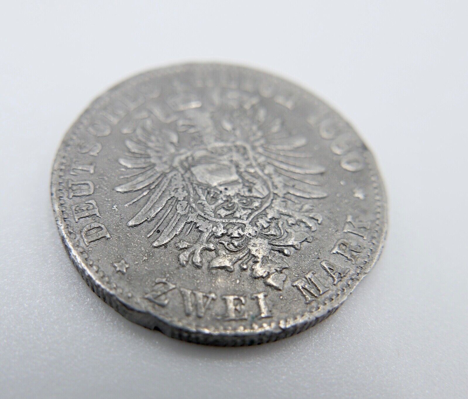 2 Mark Jäger J.61 HAMBURG 1880 J STADTWAPPEN s-ss - Antikhandel-Stuttgart