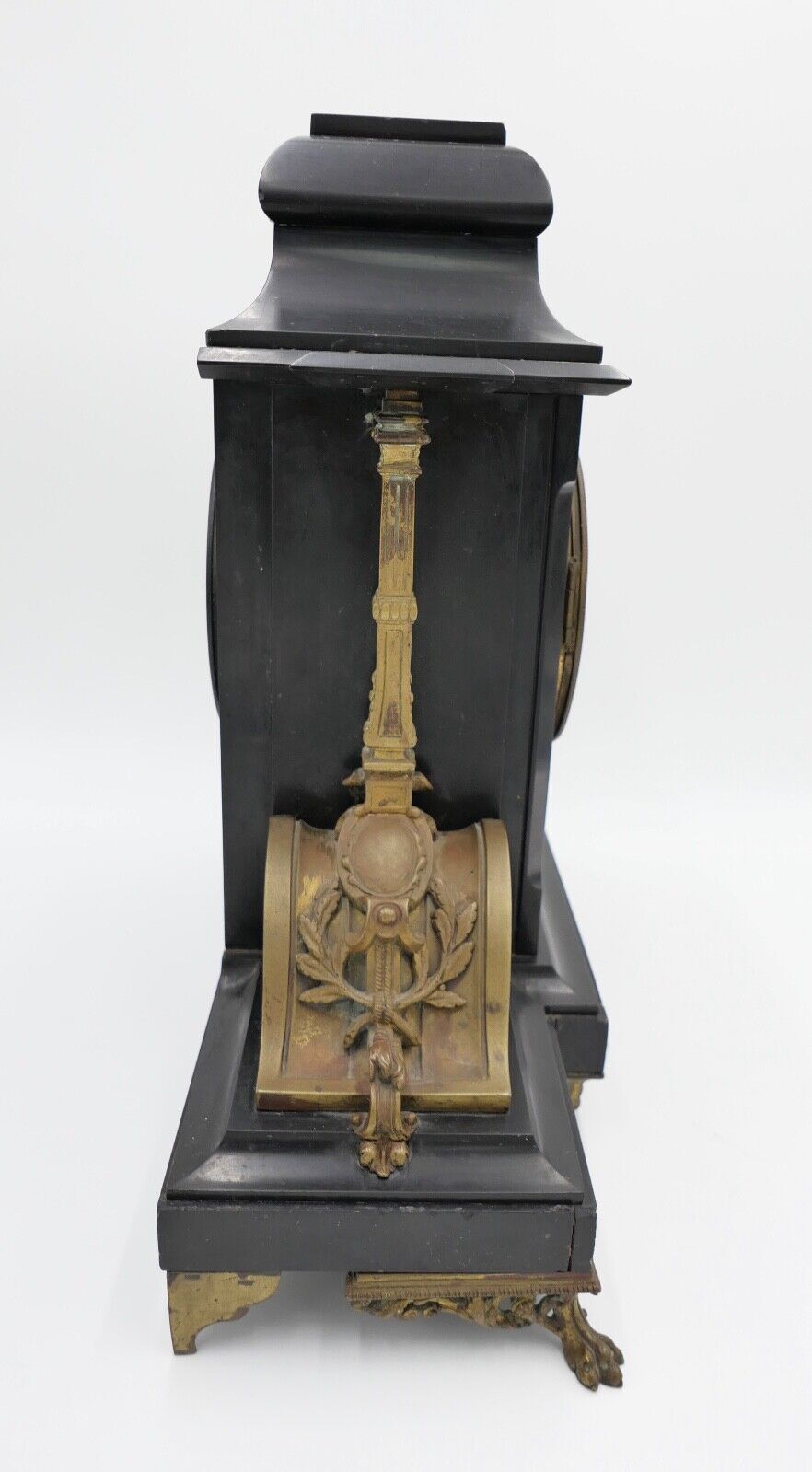 Antike XXL Schneeberger Pendule Kaminuhr um 1870 Historismus sehr schwer - Antikhandel-Stuttgart