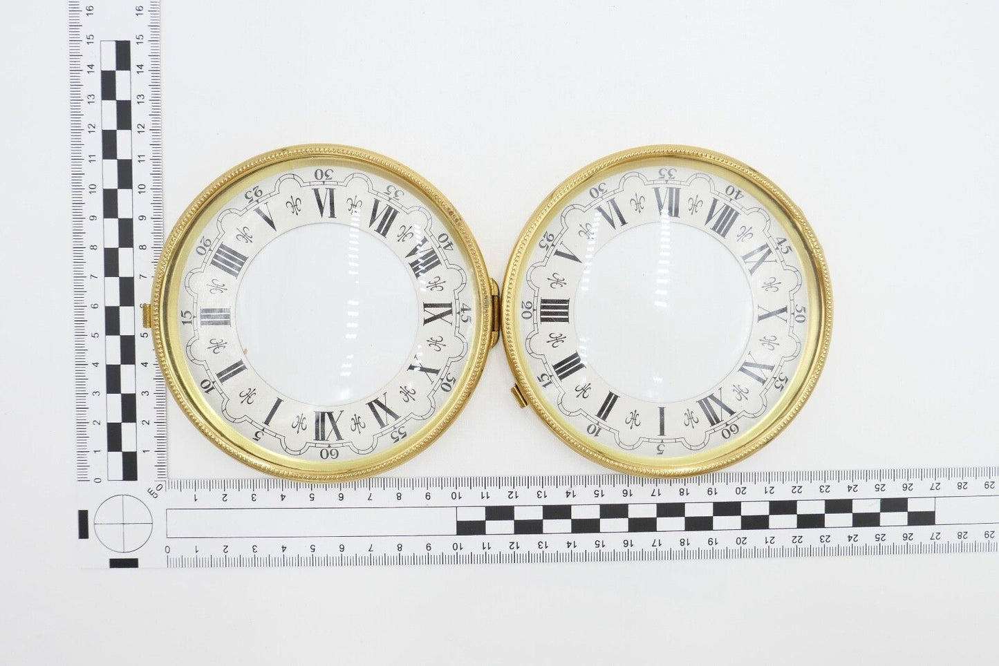 NEU Posten Uhrmacherauflösung Zifferblatt Ersatzteile Aluminium Messing Kaminuhr - Antikhandel-Stuttgart