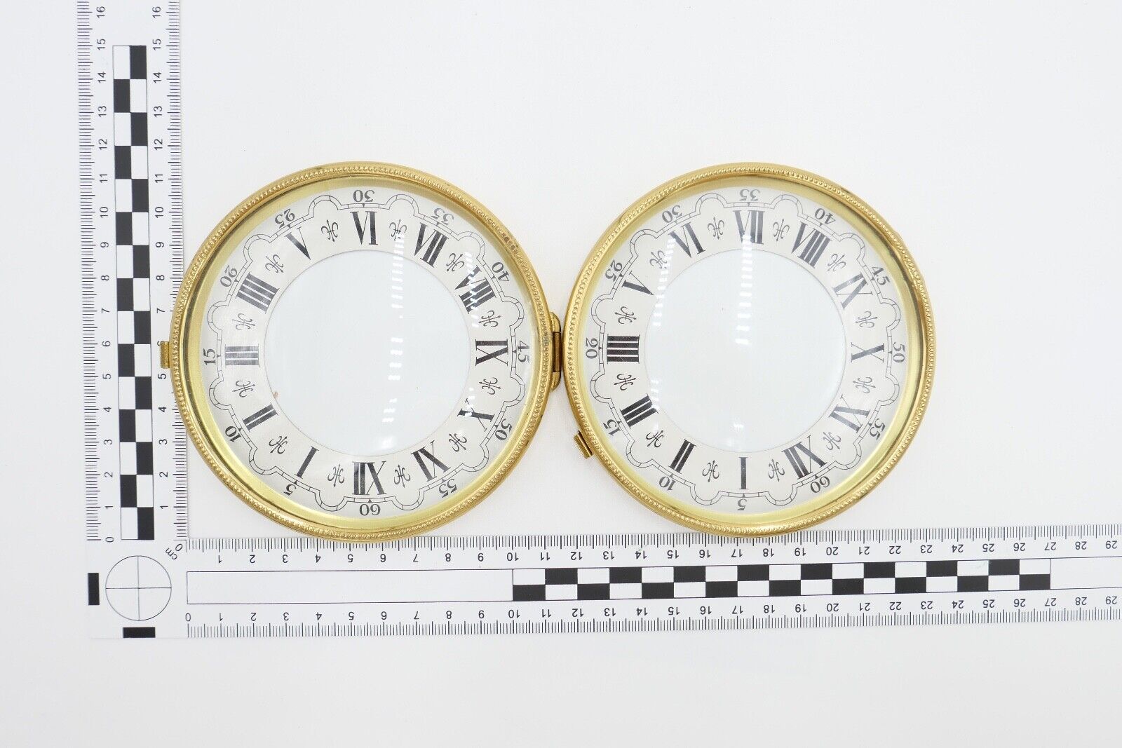 NEU Posten Uhrmacherauflösung Zifferblatt Ersatzteile Aluminium Messing Kaminuhr - Antikhandel-Stuttgart