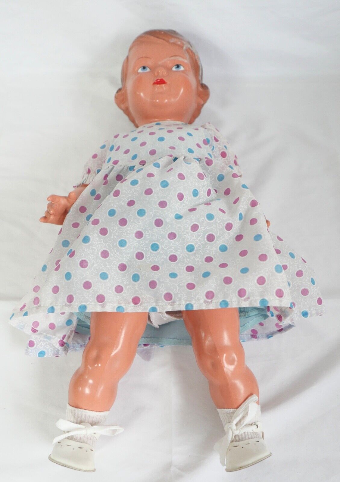 2x alte SCHILDKRÖT Puppen Puppe mit Original Karton & Kleidung 130 / 55 1/2 53 - Antikhandel-Stuttgart