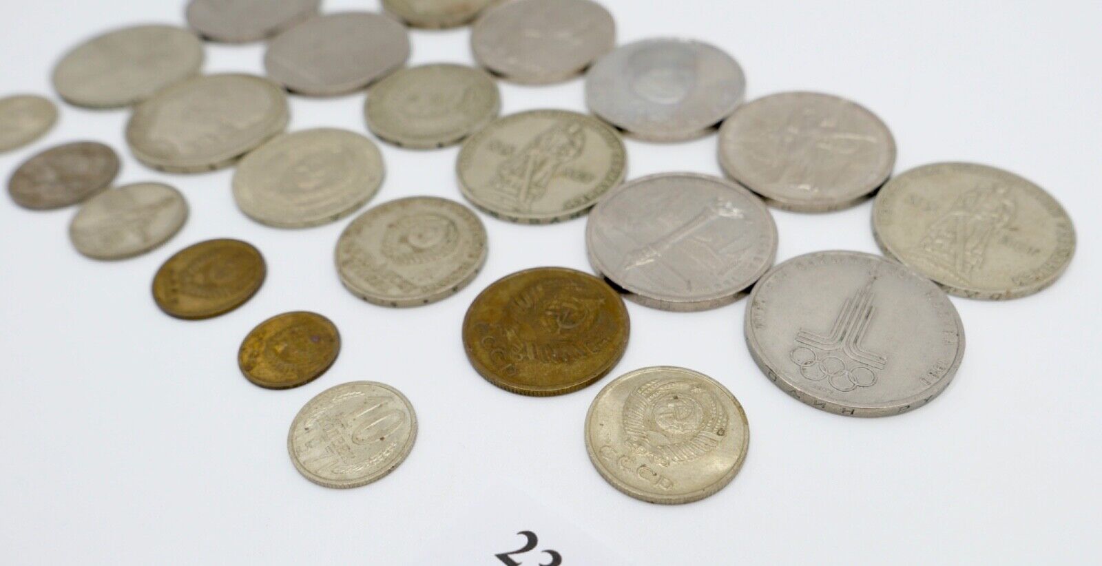 Posten Lot Konvolut Münzen Russland UDSSR RUBEL KOPEKE Lenin 1936-1980 - Antikhandel-Stuttgart