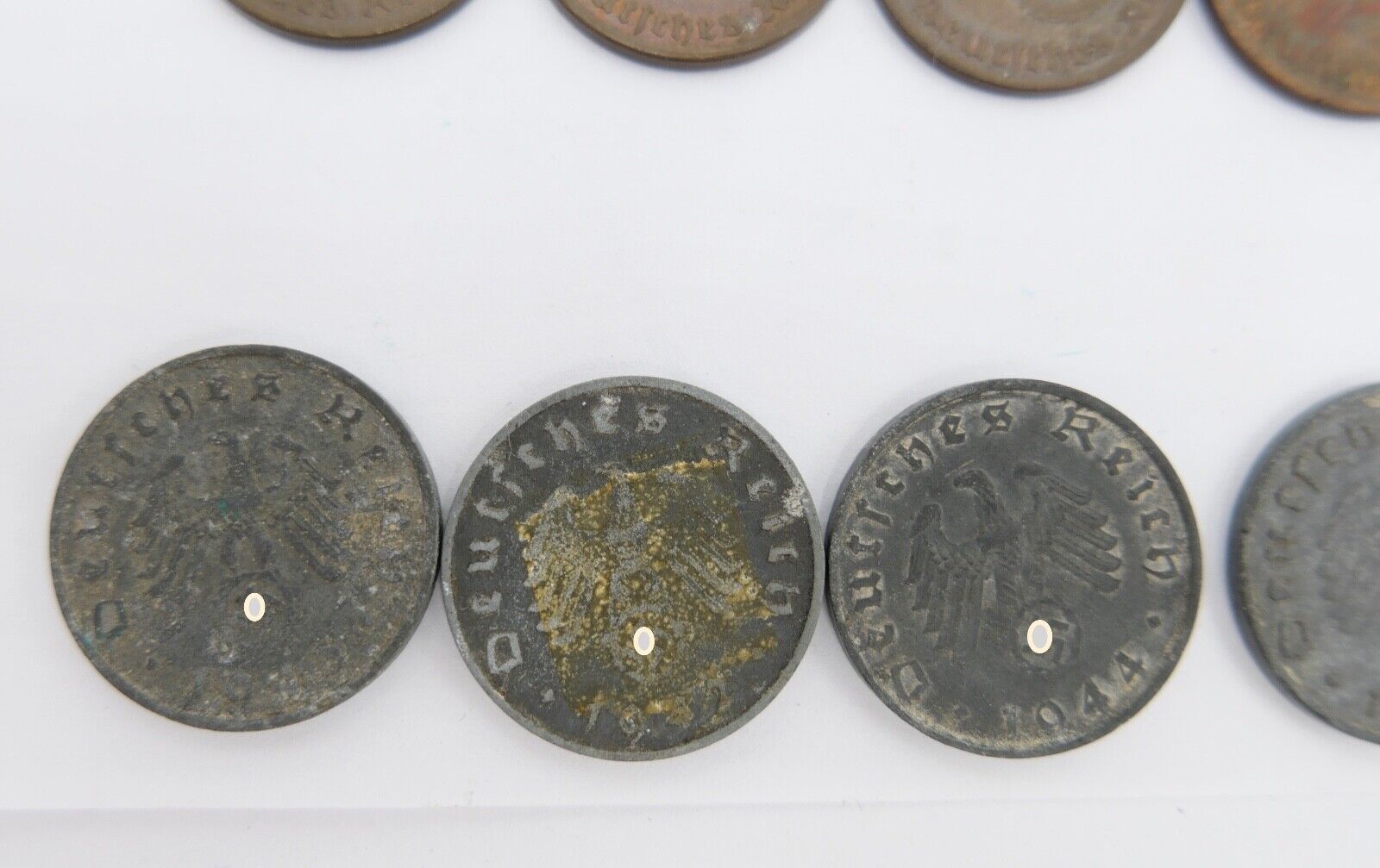 Reichsmark Drittes Reich J.354 1 Mark 2, 10, 5, 50, 1 Pfennig J.362 J.370 - Antikhandel-Stuttgart