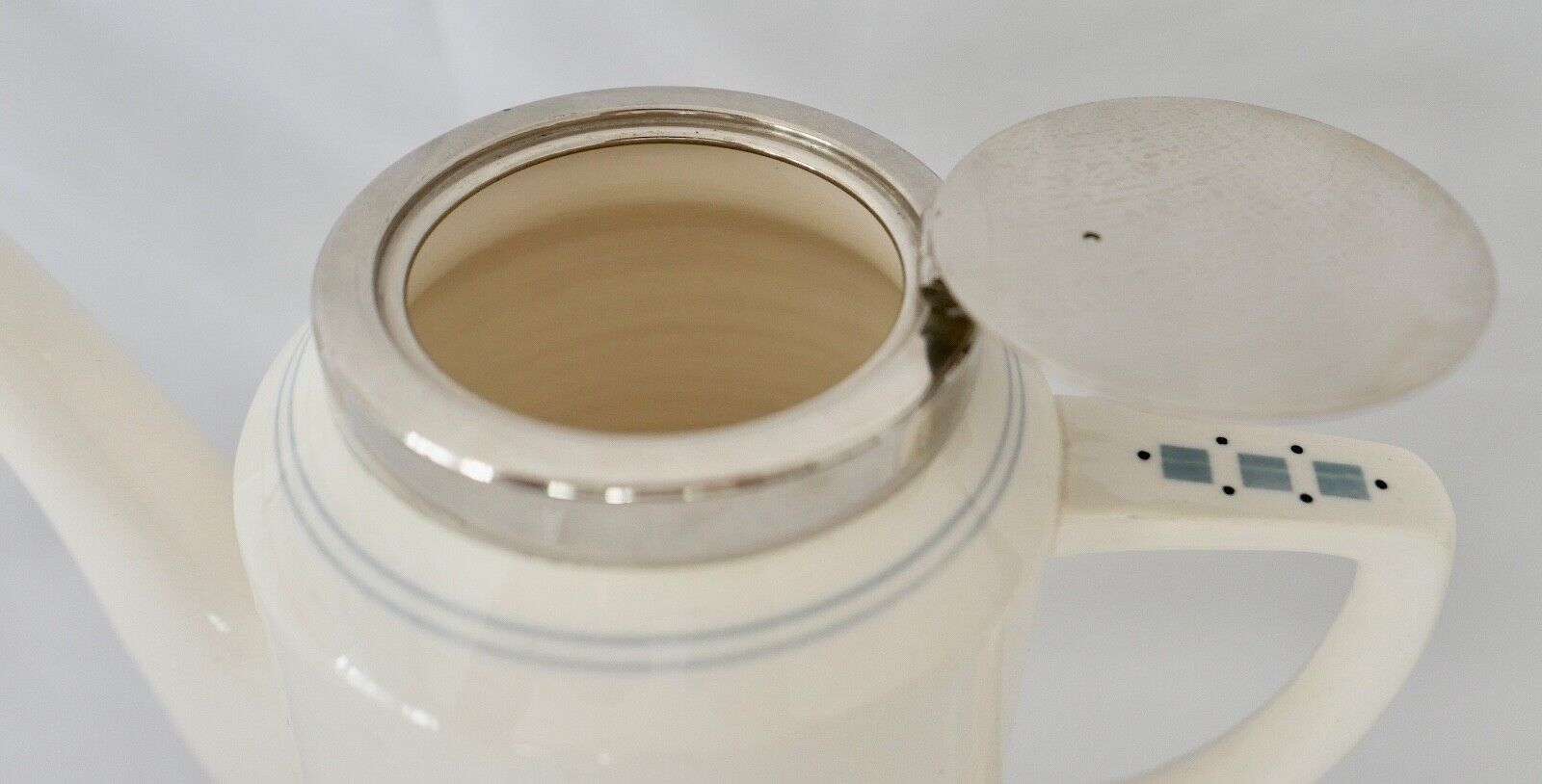 Jugendstil WMF Tee Kaffee Kanne Dec 1876a J. M. Olbrich Wächtersbach - Antikhandel-Stuttgart