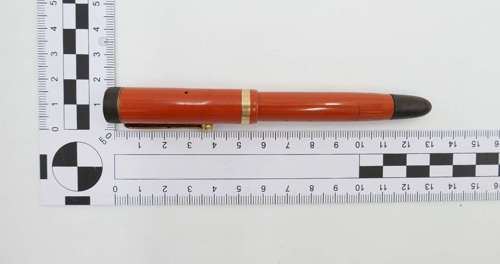 Vintage 30er Jahre PARKER 772078 Duofold Big Red Ø 11 mm 14Ct / 585 Gold Feder - Antikhandel-Stuttgart