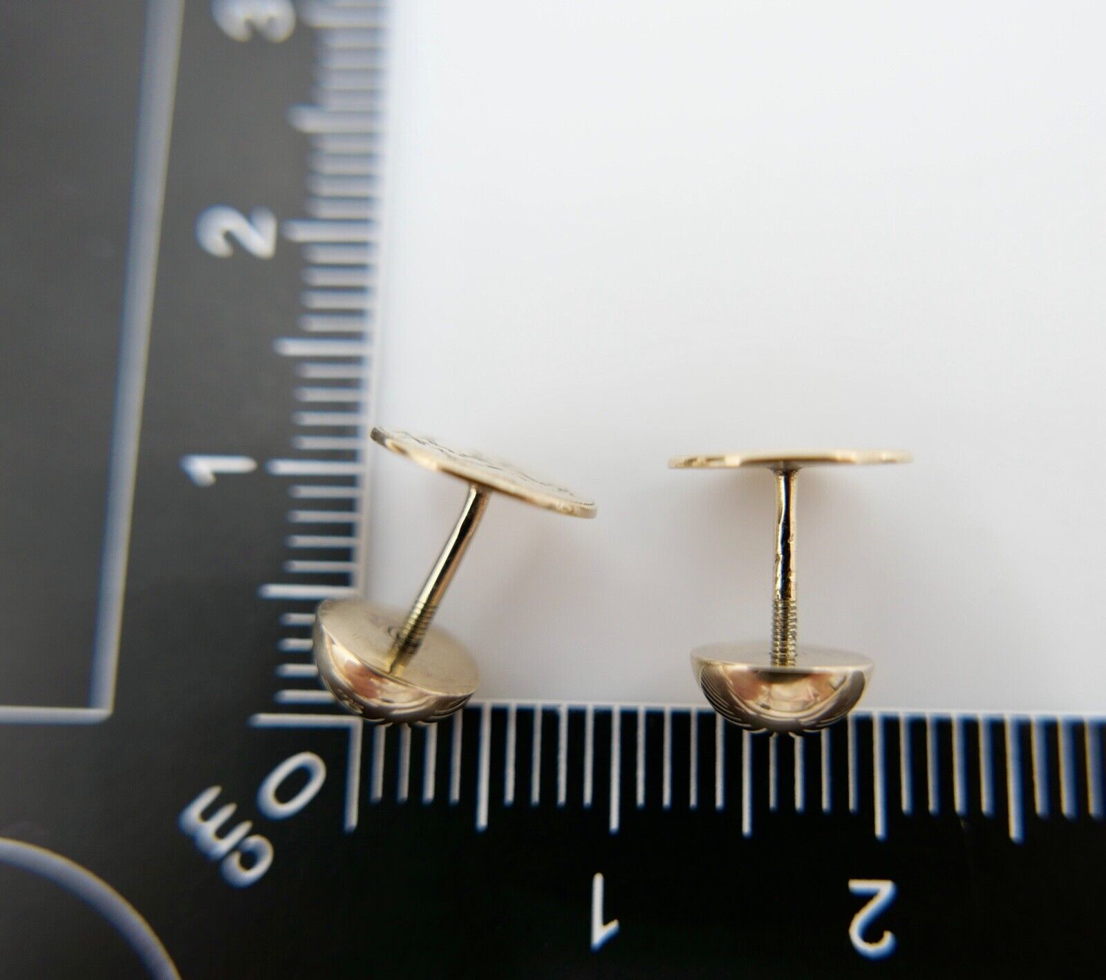 Antike SCHÄFER Herren Ohrstecker Gelbgold 585 14K um 1900 Fohlen Pferde Motiv - Antikhandel-Stuttgart