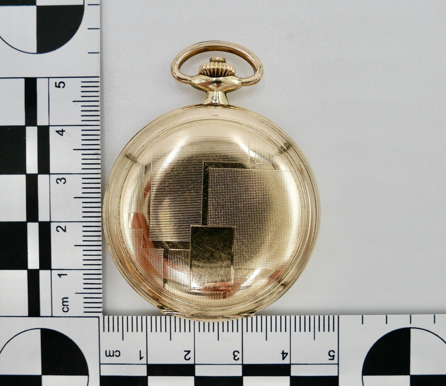 CHRONOMETRE Savonette Taschenuhr Ø 44mm vergoldet BAYARD Ritter - Antikhandel-Stuttgart