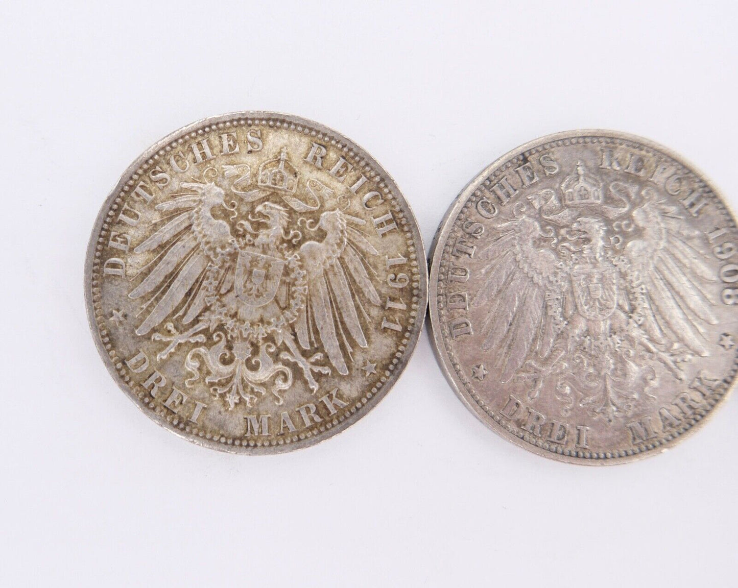 3x 3 Mark ss - stg Bayern Otto - Luitpold - Ludwig Jäger J.47 + J.49 + J.52 - Antikhandel-Stuttgart