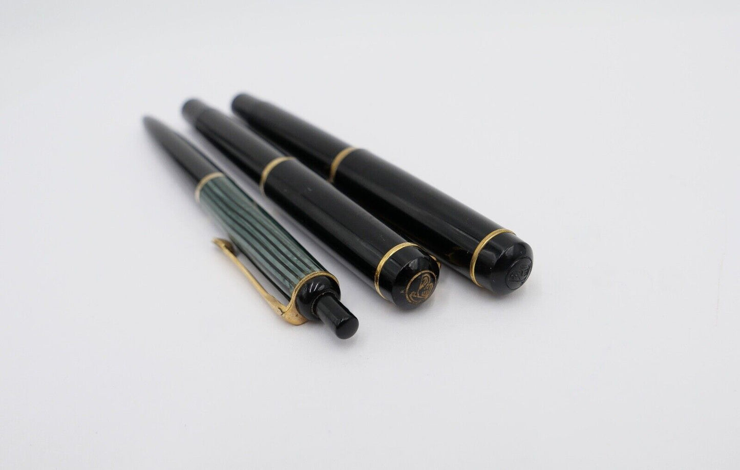 Set PELIKAN Kugelschreiber Kolbenfüller Füller Füllfederhalter Feder OM EF - Antikhandel-Stuttgart