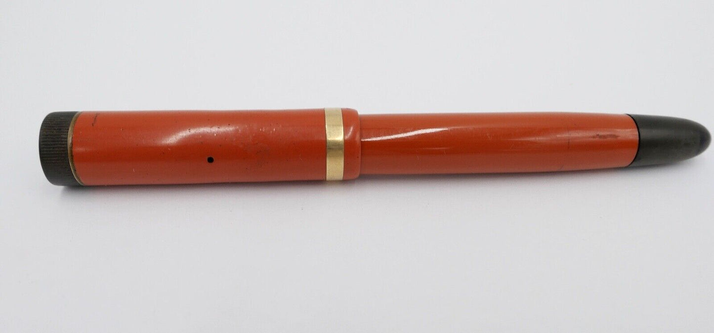 Vintage 30er Jahre PARKER 772078 Duofold Big Red Ø 11 mm 14Ct / 585 Gold Feder - Antikhandel-Stuttgart