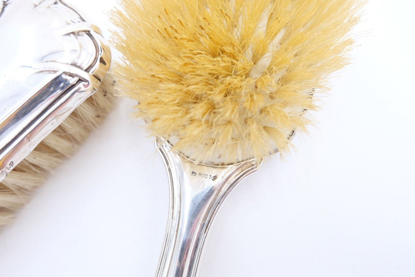 Bürsten 2er Set Kleiderbürsten 800 Silber Punze MF Mayer & Fuchs - Antikhandel-Stuttgart