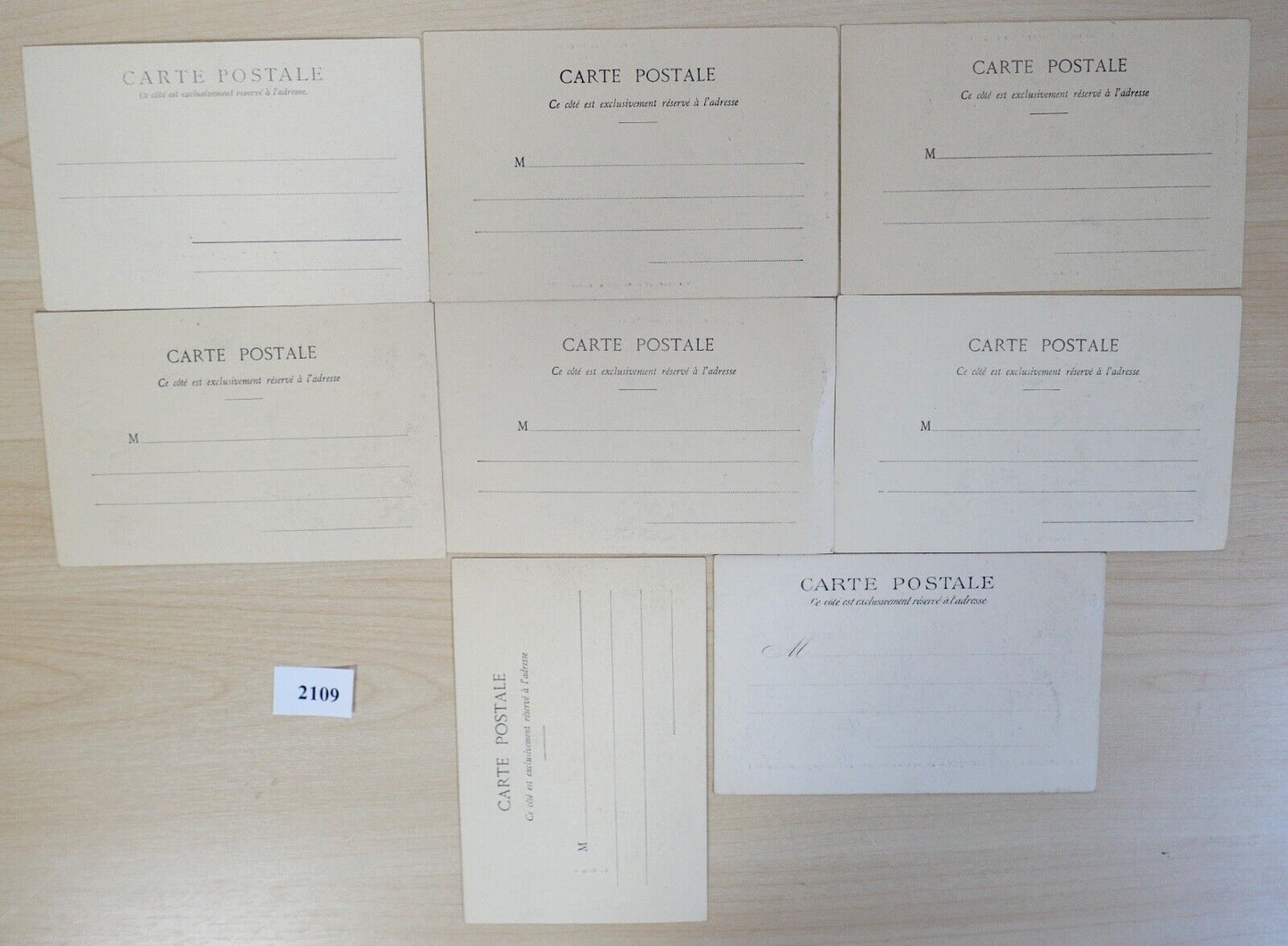 antike Ansichtskarten Postkarten " Ruines de Saint Pierre Martinique " - Antikhandel-Stuttgart