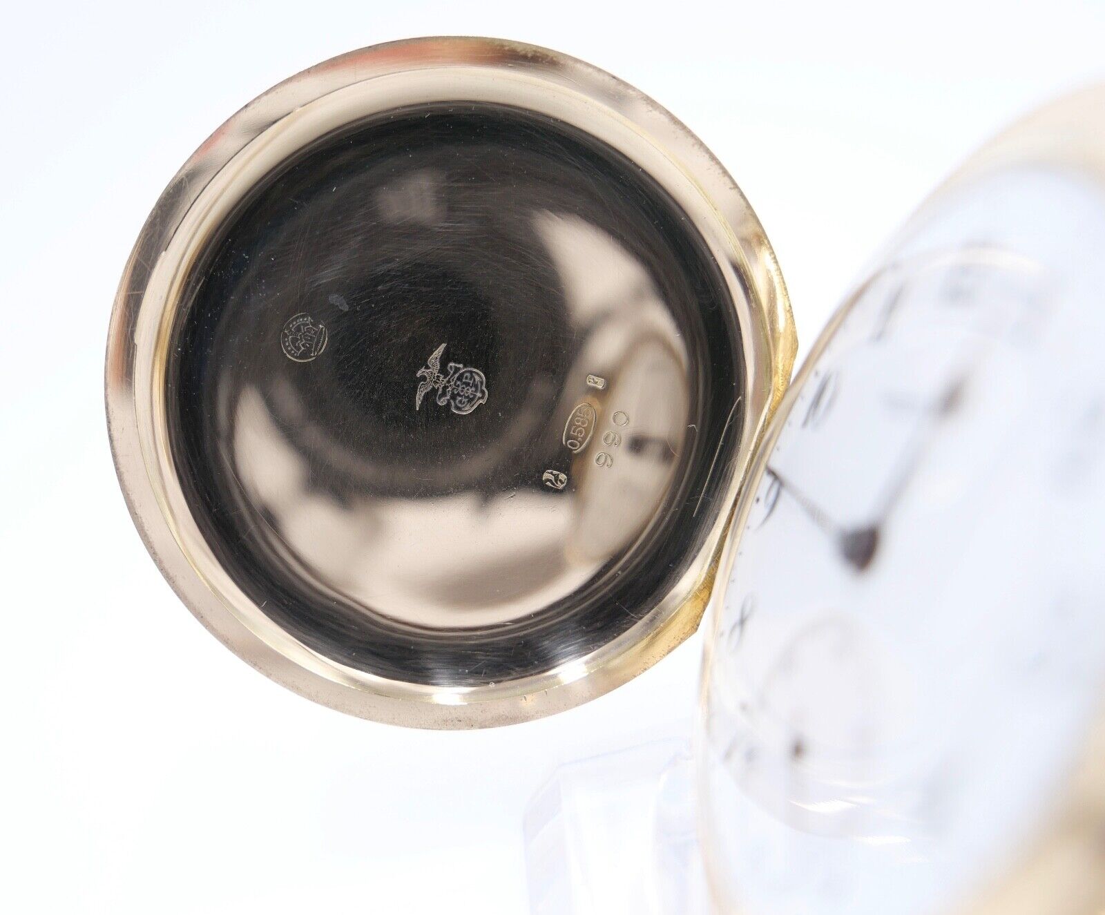 GP Girard Perregaux Taschenuhr 585 / 14K GOLD 51 mm Savonette inkl. Box - Antikhandel-Stuttgart