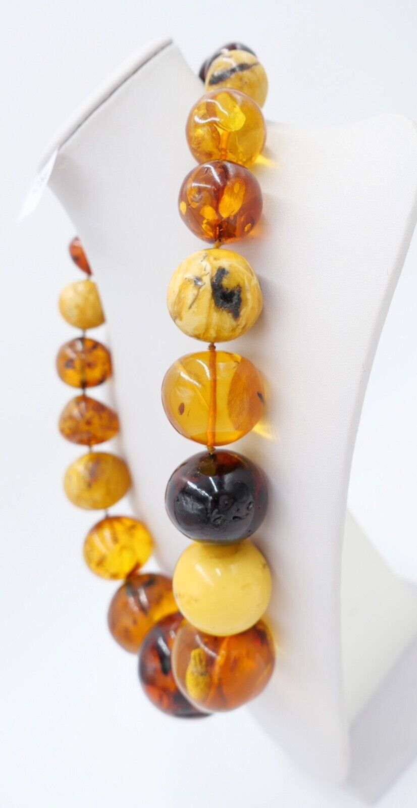 Bernstein butterscotch Vintage XXL Kette Halskette Collier 285 Gr. Amber - Antikhandel-Stuttgart