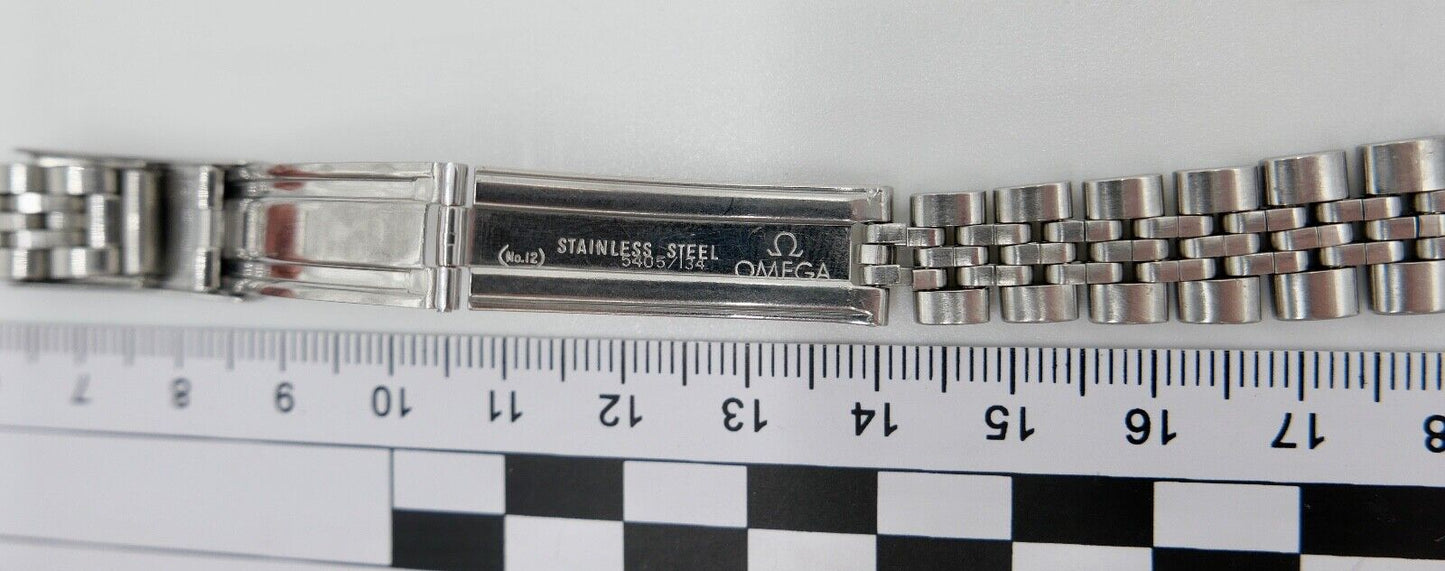 Original OMEGA Stahlband Faltschließe 5405 / 134 Damen No. 12 - Antikhandel-Stuttgart