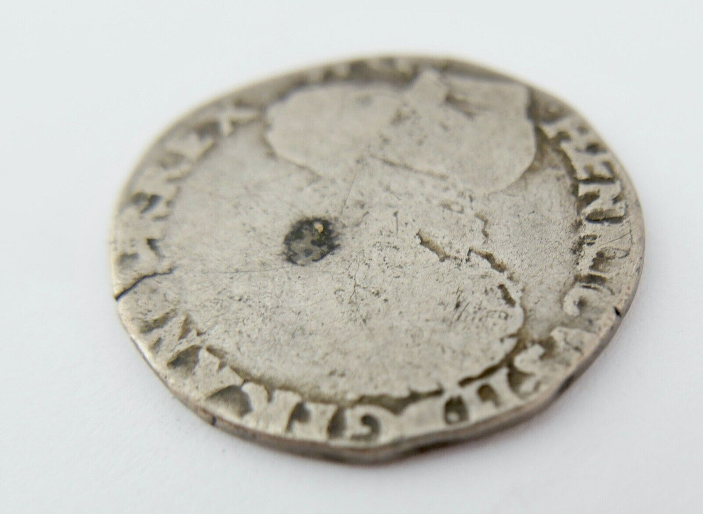 1558 K FRANZÖSISCHE KÖNIGLICHE MÜNZEN Henri II (1547-1559) 1/2 teston 2e type - Antikhandel-Stuttgart