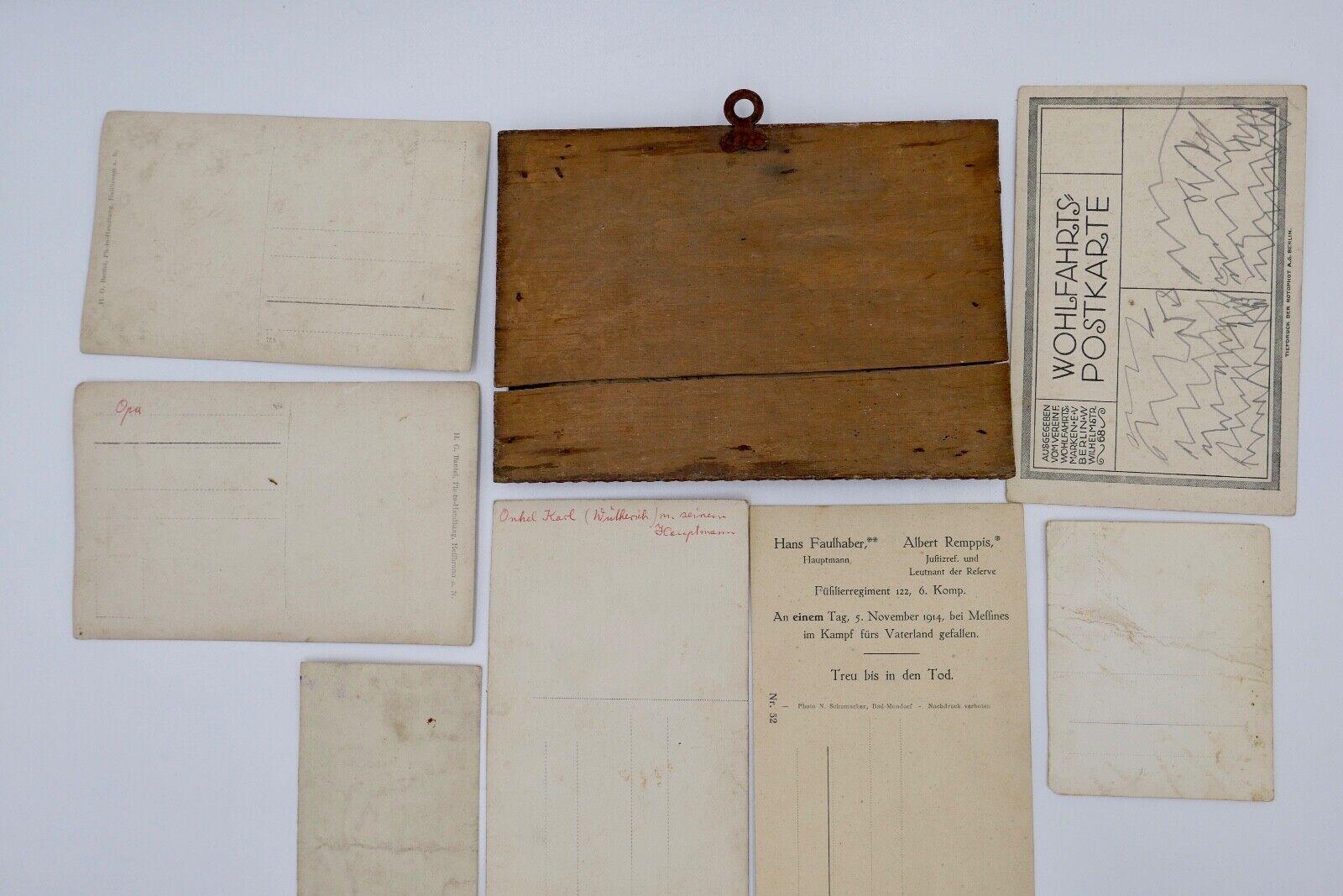 Posten Postkarte WW WK 1 / 2 Fotos Militär Soldaten - Antikhandel-Stuttgart