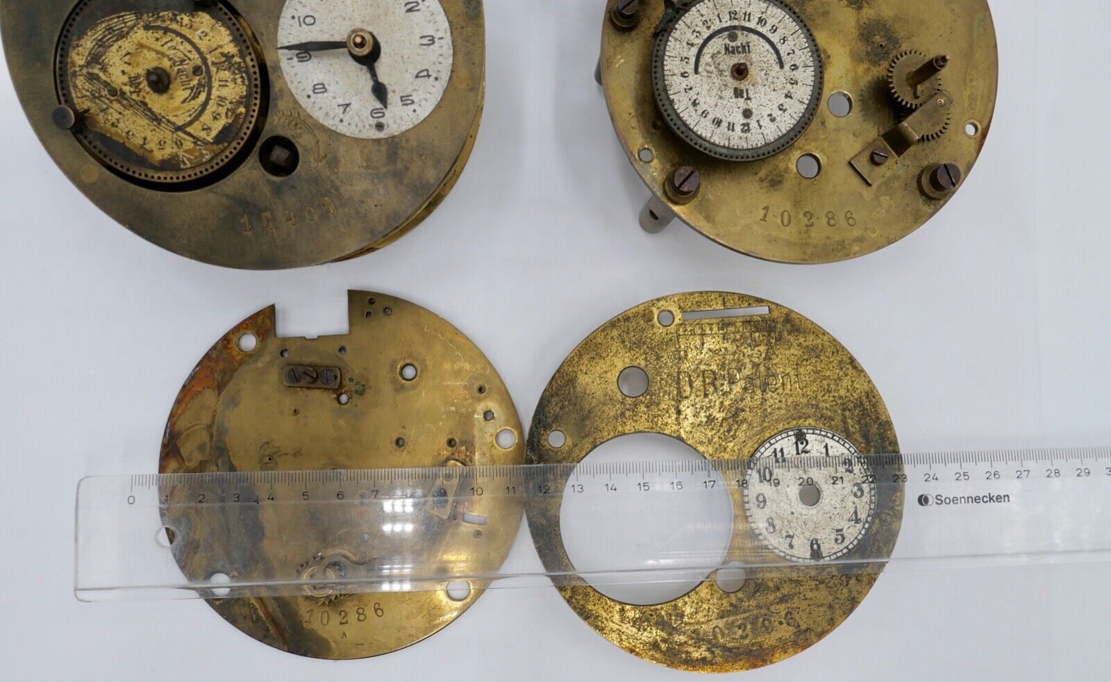 D.R . Patent Zeitschaltuhr Straßenlaterne / Gaslaterne Uhrmacherauflösung defekt - Antikhandel-Stuttgart