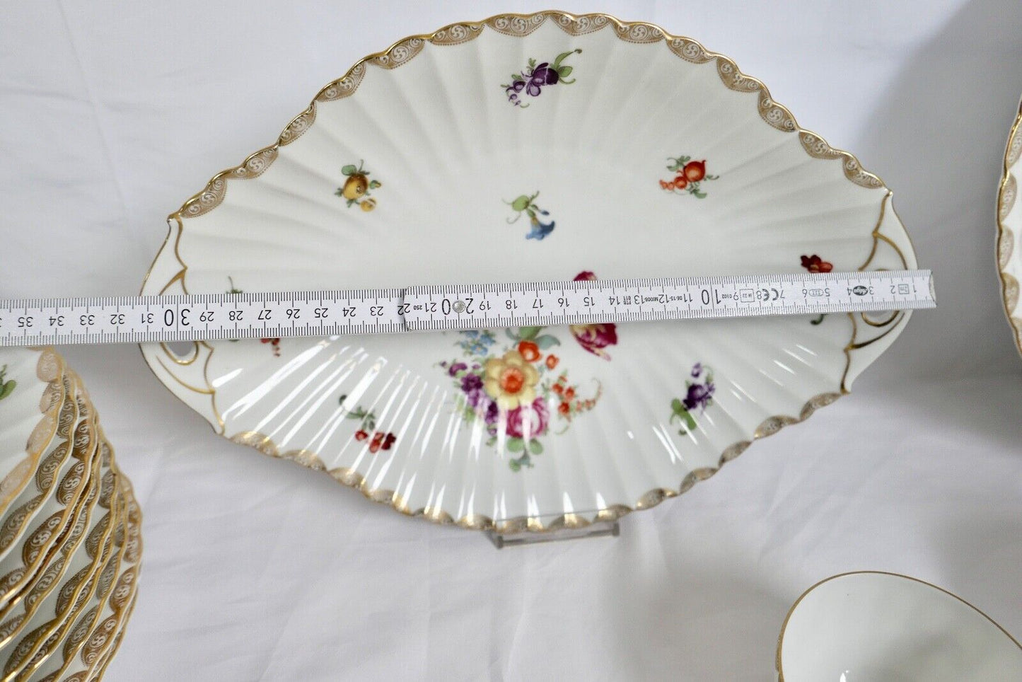 49 Tlg Kaffee Tee Service Württemberg 2188 Porzellan Bauer & Pfeiffer Schorndorf - Antikhandel-Stuttgart