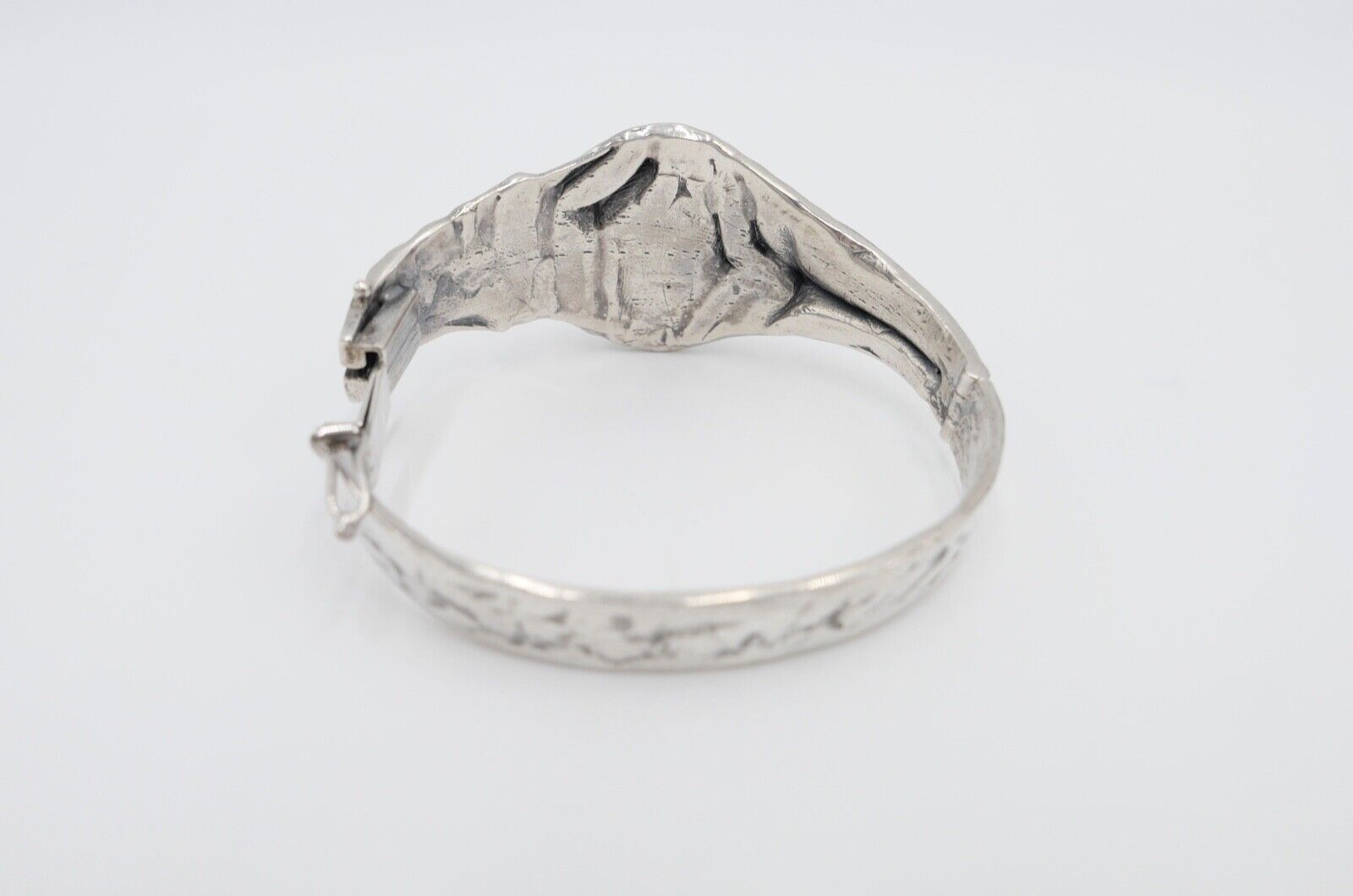 vintage Silber 925 Bernstein Armband Armreif Armspange Sterlingsilber - Antikhandel-Stuttgart