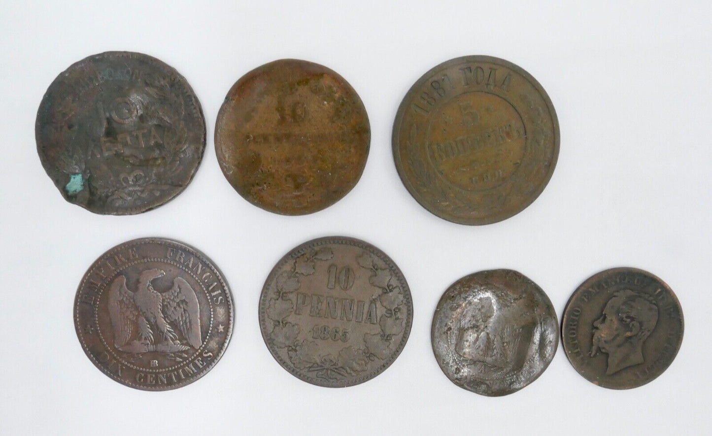 antike Münzen Griechenland Italien Frankreich Russland Finnland - Antikhandel-Stuttgart