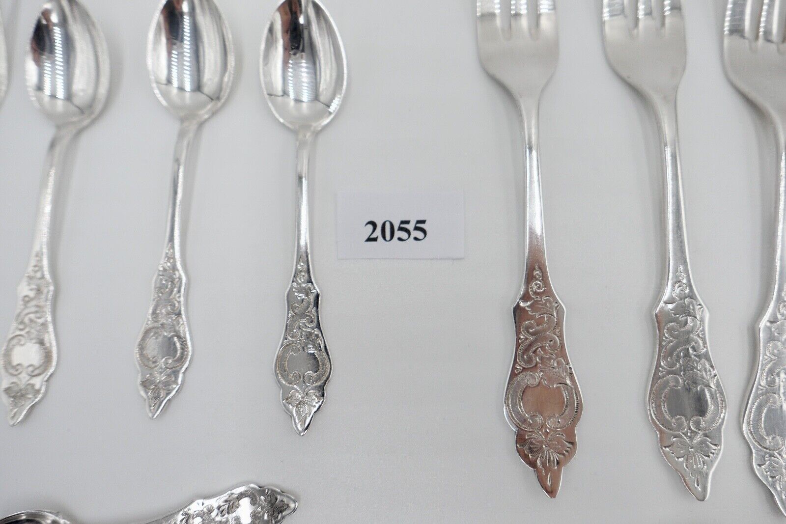 14 Tlg. ROBBE & BERKING Ostfriesenmuster R&B 90er Silber versilbert - Antikhandel-Stuttgart