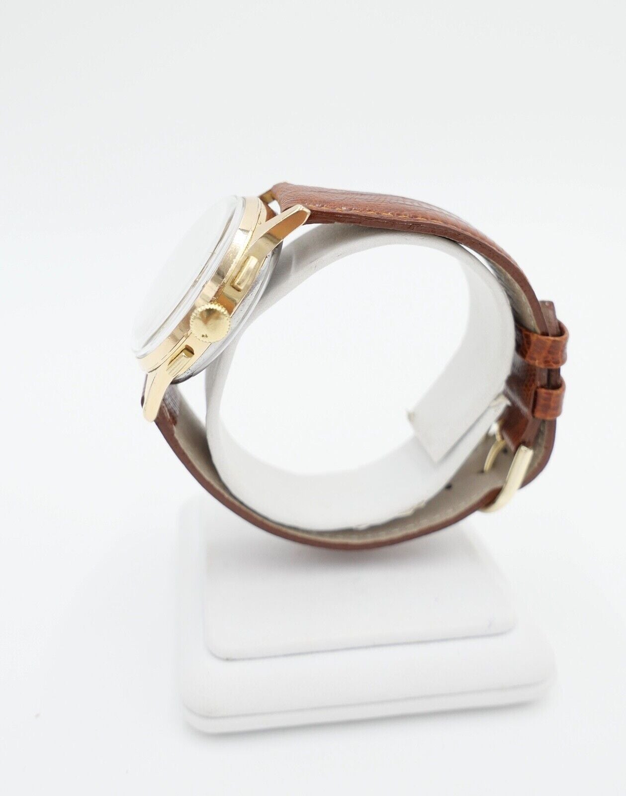 HEMA Chronograph Cal. Landeron 248 Herren Armbanduhr Handaufzug Ø 34mm neus Band - Antikhandel-Stuttgart