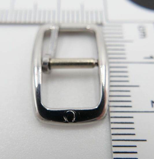 ORIGINAL alte OMEGA Dornschließe EDELSTAHL Armbanduhr 10mm CLASP BUCKLE - Antikhandel-Stuttgart