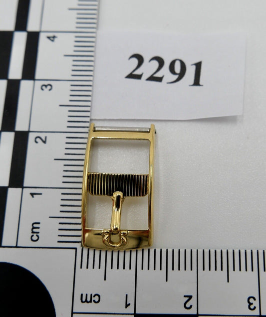 ORIGINAL alte OMEGA Dornschließe VERGOLDET PLAQUE Armbanduhr 10mm CLASP BUCKLE - Antikhandel-Stuttgart