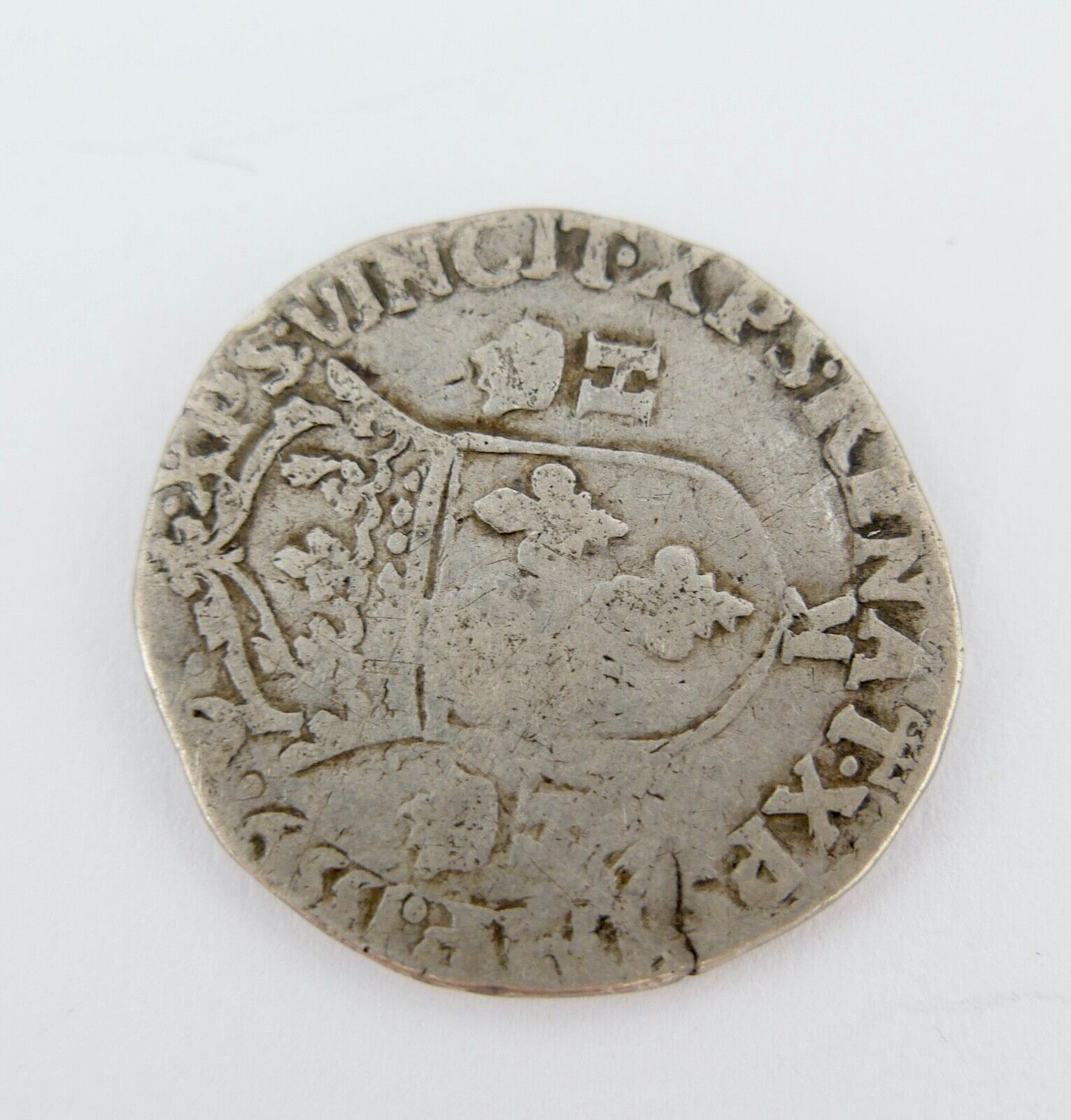 1558 K FRANZÖSISCHE KÖNIGLICHE MÜNZEN Henri II (1547-1559) 1/2 teston 2e type - Antikhandel-Stuttgart