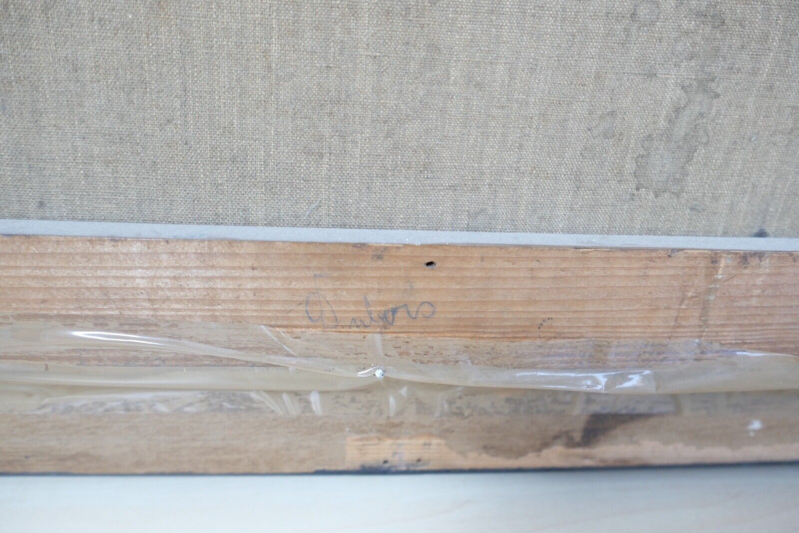 68,5 x 56 cm DUBOIS Gemälde um 1910 Öl auf Leinwand " Pfeifenraucher " - Antikhandel-Stuttgart