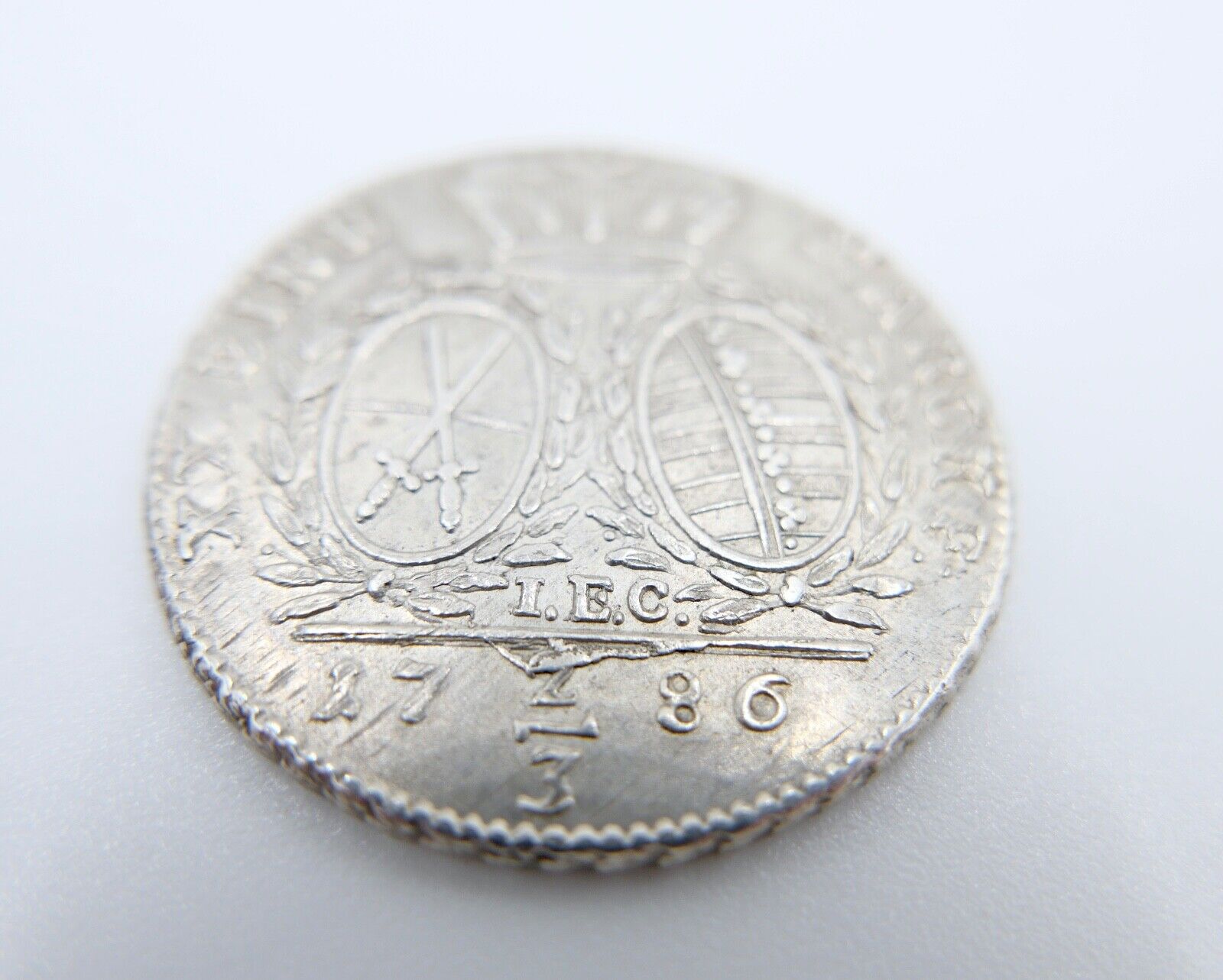 PRÄGEFEHLER 1786 Sachsen Albertinische Linie 2/3 Taler IEC Friedrich August III. - Antikhandel-Stuttgart