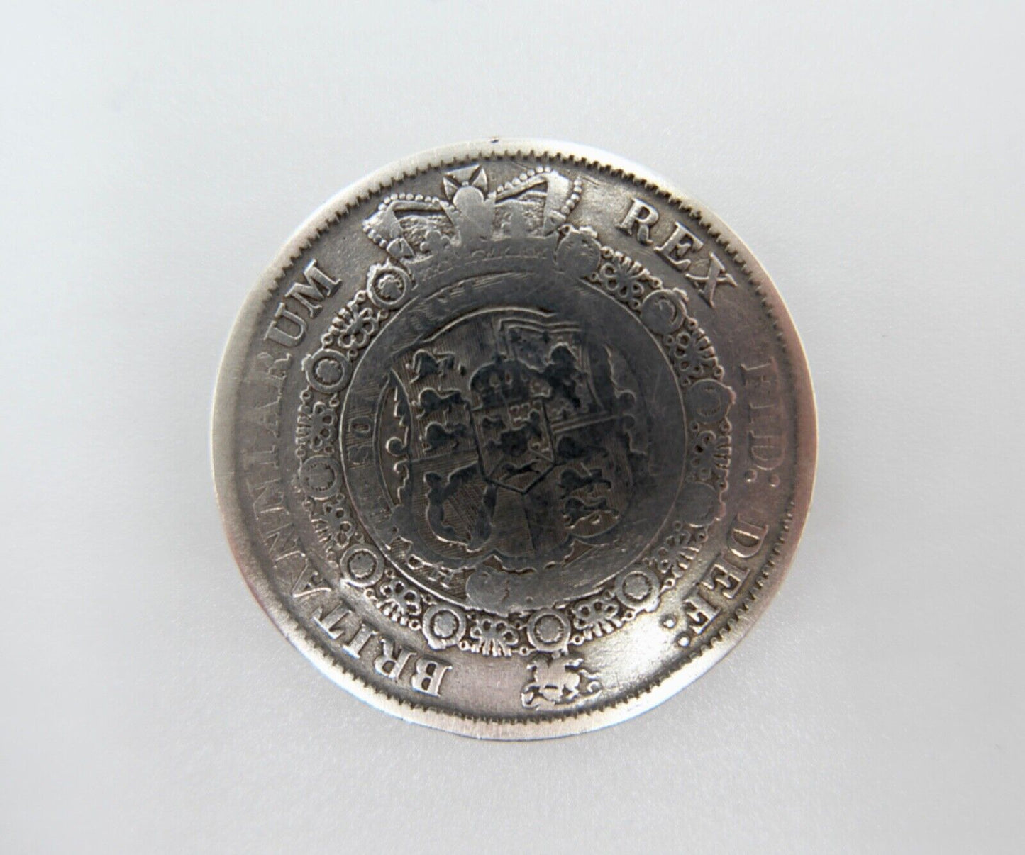 Großbritannien 1816 Half Crown Silbermünze Georgius III Dei Gratia - Antikhandel-Stuttgart
