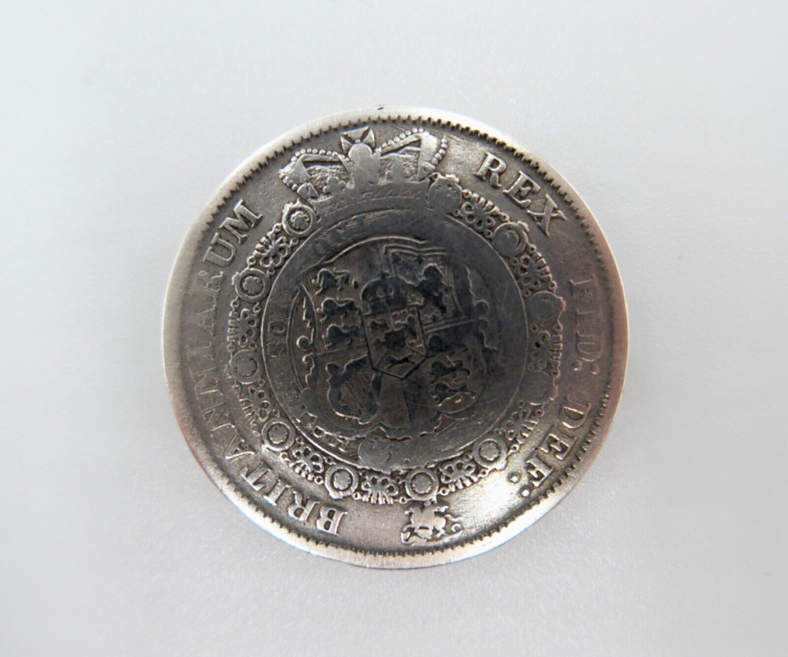 Großbritannien 1816 Half Crown Silbermünze Georgius III Dei Gratia - Antikhandel-Stuttgart