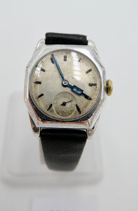 Antike ALPINA 800 Silber Armbanduhr Cal. 625 Handaufzug 1930er Jahre - Antikhandel-Stuttgart