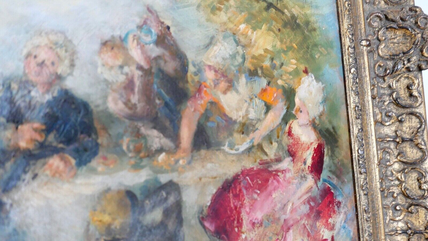 Ölgemälde " Erhard Amadeus Dier " (1893-1969) Wien ALT WIEN 95x75cm 1930-40er - Antikhandel-Stuttgart