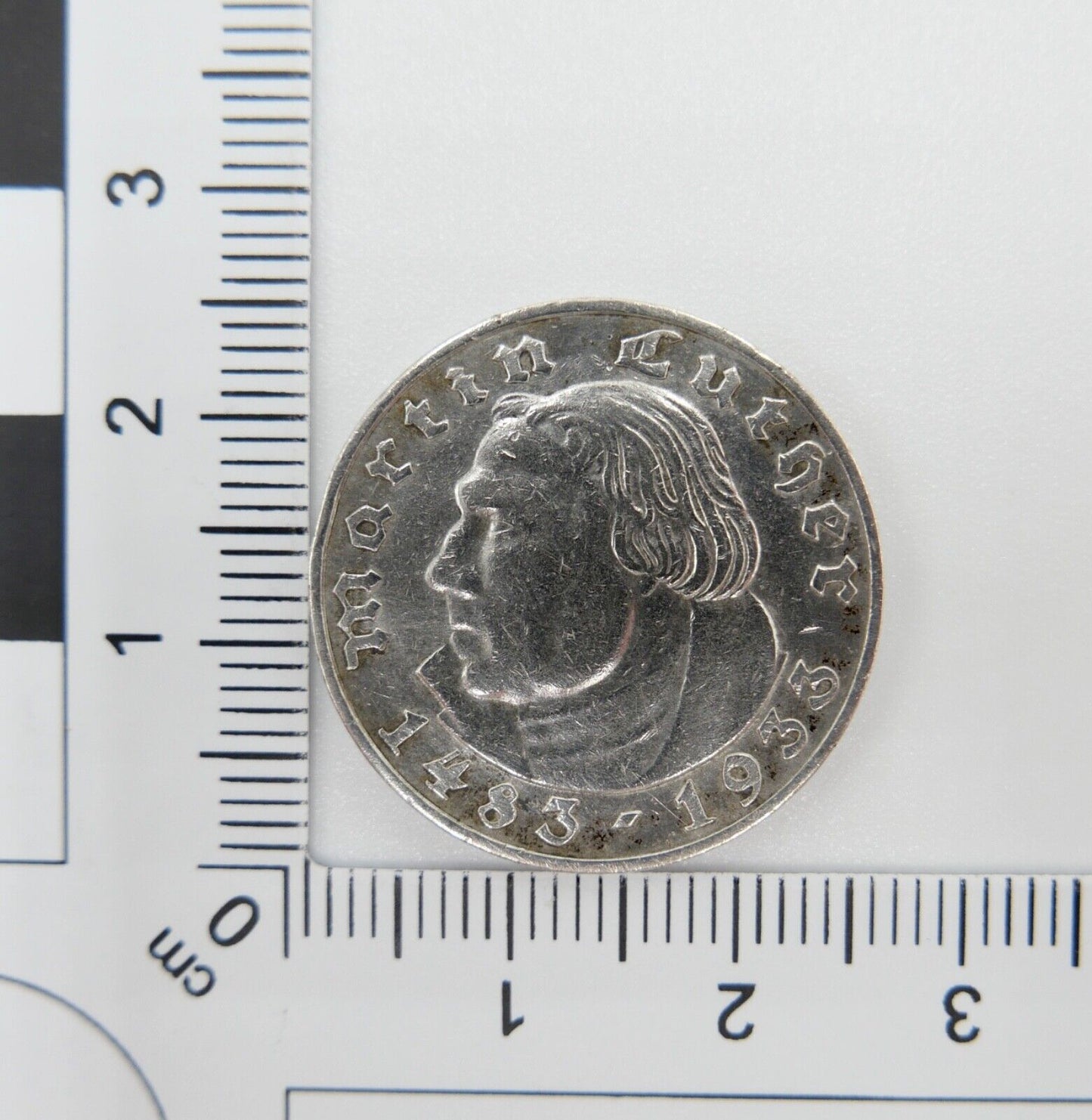 2 Reichsmark DRITTES REICH 450. Geburtstag von Martin Luther 1933 A J. Jäger 352 - Antikhandel-Stuttgart