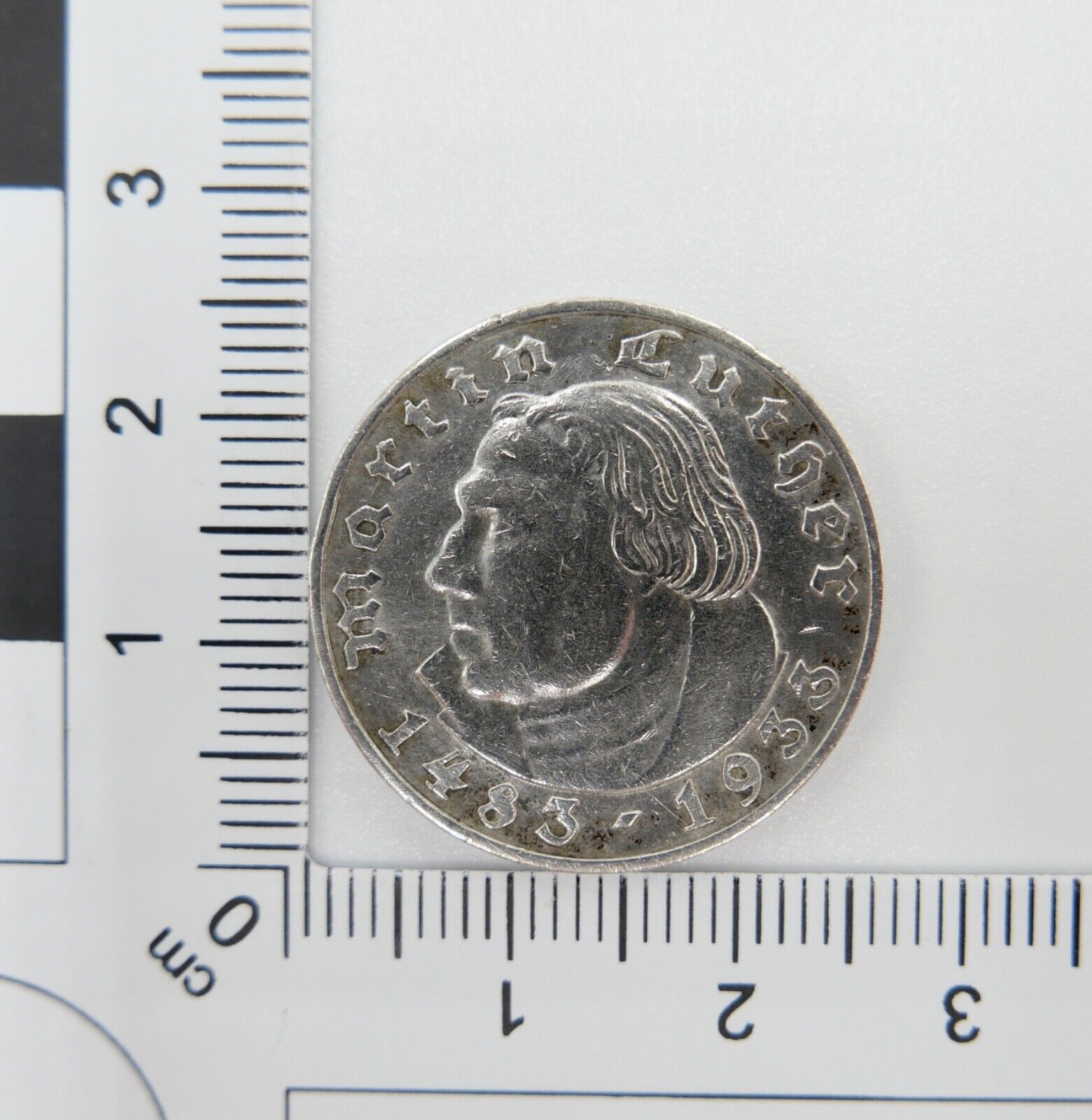 2 Reichsmark DRITTES REICH 450. Geburtstag von Martin Luther 1933 A J. Jäger 352 - Antikhandel-Stuttgart