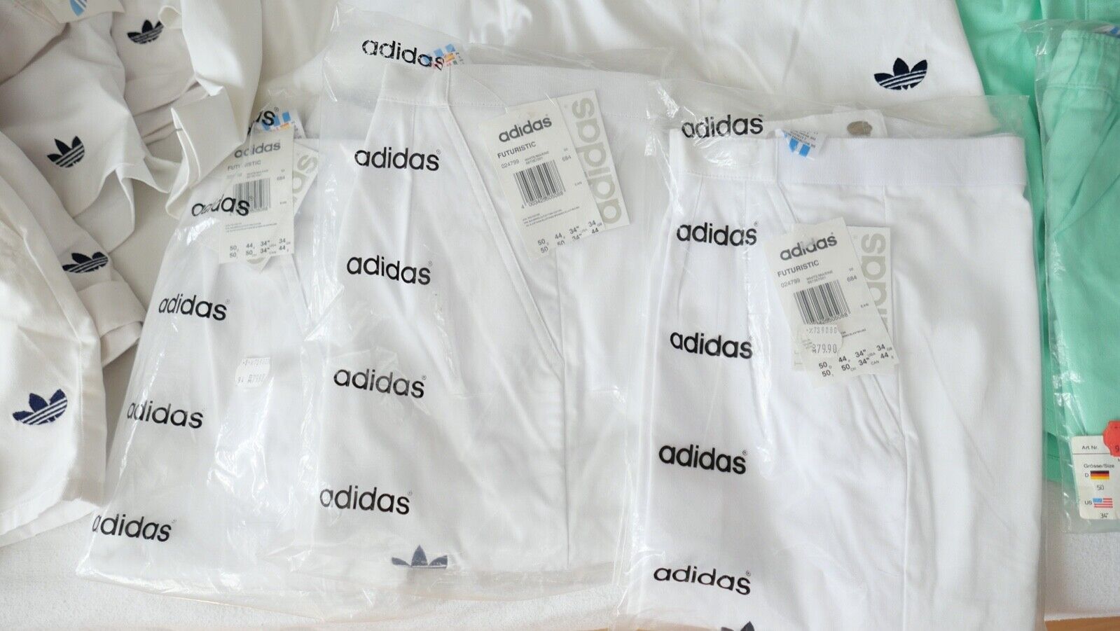 16x Vintage Adidas Tennis Hose Short Shorts Rock Damen 80er90er Jahre NEU Posten - Antikhandel-Stuttgart